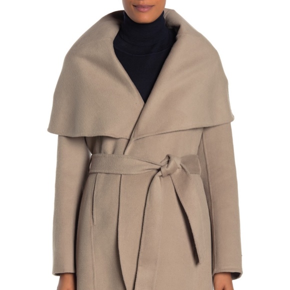 Tahari Jackets & Blazers - NEW TAHARI Marilyn Wool Blend Cape Belted Coat XS